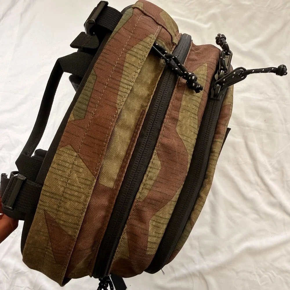 Burton Durable Goods Splinter Camo Backpack‎ Brown Green Rucksack Outdoor Travel